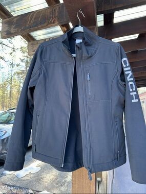Cinch Black Softshell Jacket with conceal carry